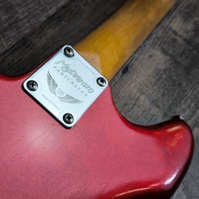 MyDream Partcaster Custom Built - Relic Candy Tangerine Hepcat image 9