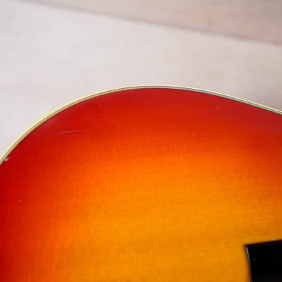 Morris WH-20 MIJ 1978 Cherry Sunburst Vintage Made in Japan MIJ w/ Bag image 12