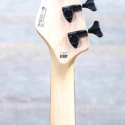 ESP LTD AP-4 Candy Apple Red Satin EMG Brushed Black Pickups Electric Bass image 9