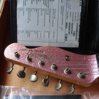FENDER "Limited Edition CuNiFe Telecaster® Custom Journeyman Relic, 3A Rosewood Fingerboard, Aged Champagne Metallic" HARDCASE, 3, 79 KG image 18