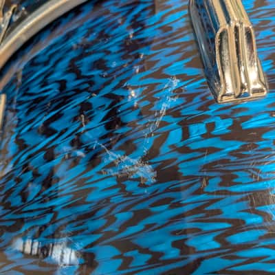 Rogers Dayton Era "Holiday" Drum Set 1967 - Blue Onyx image 17