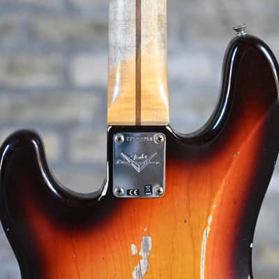 Fender Custom Shop 1958 Precision Bass® Relic® - Super Faded Aged Chocolate 3-Color Sunburst image 9