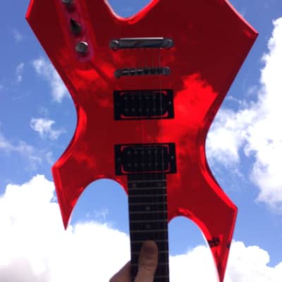 B.C. Rich Warlock Acrylic 2000 RED image 3