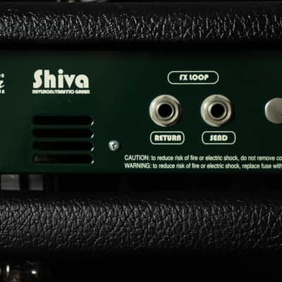 Bogner Shiva EL34 2-Channel 80-Watt 1x12" Guitar Combo with Reverb 2005 - Black with Green Back Panel image 11
