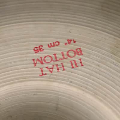Sabian 14" B20 Hi Hat Cymbals Made in Italy image 5
