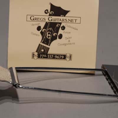 Gibson Trapeze tail poiece 1960's - Chrome image 1