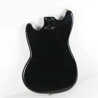 1977 Vintage Fender Musicmaster Bass Original Black Finish BODY ~CLEAN~ USA 1970s image 4