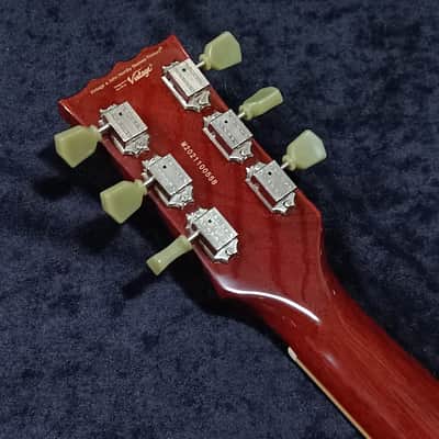 Vintage VSA500HB Reissued Series Semi-Hollow - Honey Burst image 15