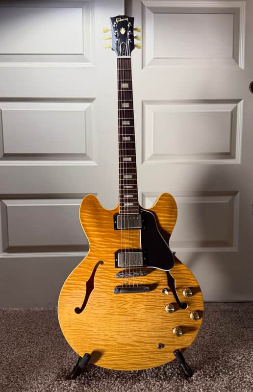 Gibson 2015 Memphis '63 ES-335 Block Neck - Figured Natural VOS