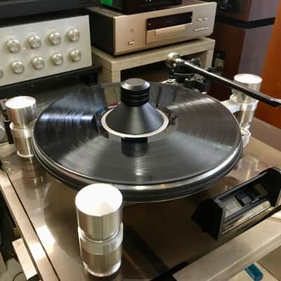 New Upgraded brass ferrule! Wayne's Audio WS-2 Universal Record Stabilizing Clamp LP Stabilizer for VPI Sota Clearaudio Linn Rega image 11