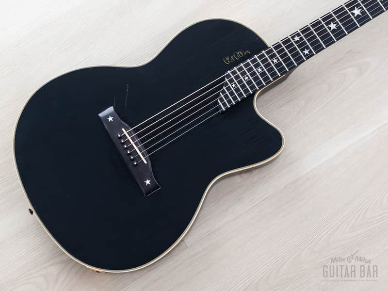 1997 Gibson Chet Atkins SST Ebony Acoustic Electric Steel String Guitar w/ Case image 1