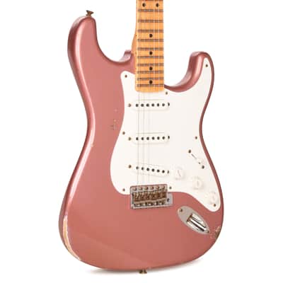 Fender Custom Shop Special Edition 1958 Compound Radius Stratocaster Relic Aged Burgundy Mist Metallic (Serial #CZ590224) image 1