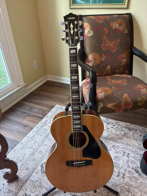 Yamaha CJ-838S Jumbo Acoustic Guitar - Natural 79-81 image 1