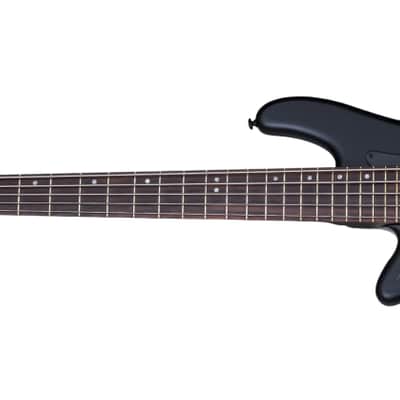 Schecter Stiletto Stealth Left Hand  5 String Electric Bass Guitar (2527) image 2