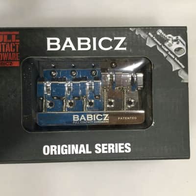Babicz Full Contact Hardware FCH5NK 5-String Bass Bridge 5-Hole Mount Nickel image 1