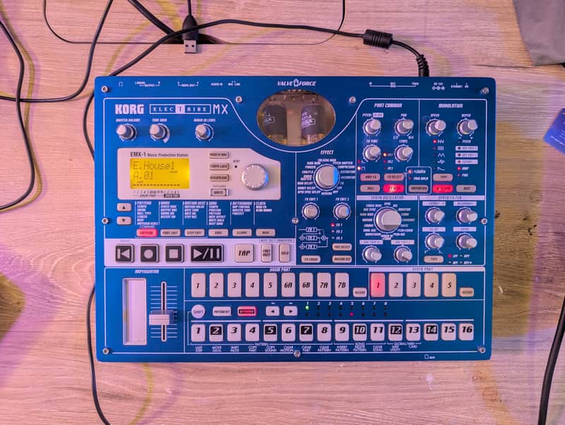 Korg Electribe EMX-1 Blue 2000s | Reverb