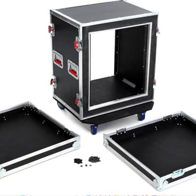 Gator 12U ATA Audio Effects Amp Shockmount Rack Case w/ Casters image 3