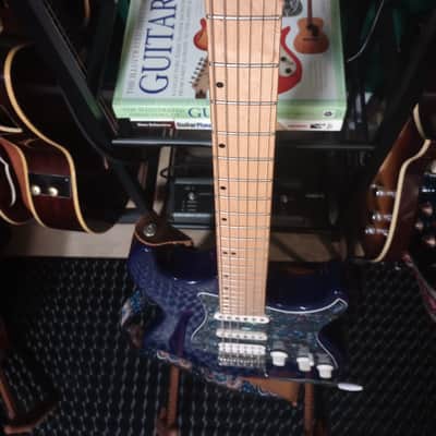 *CUSTOM* Samick Greg Bennett Signature Malibu *SEYMOUR DUNCAN PICKUPS* COIL SPLIT 2004 - Cobalt image 3