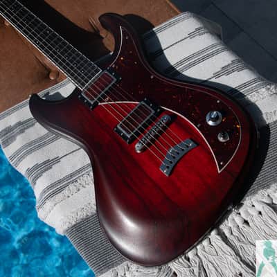 2026 Dunable Custom Shop Gnarwhal - Red/Black Burst - Pro Set Up w Perfect Frets/Action/Intonation! image 2