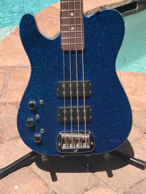 G&L Tom Hamilton 2015 Custom Blue Sparkle image 1
