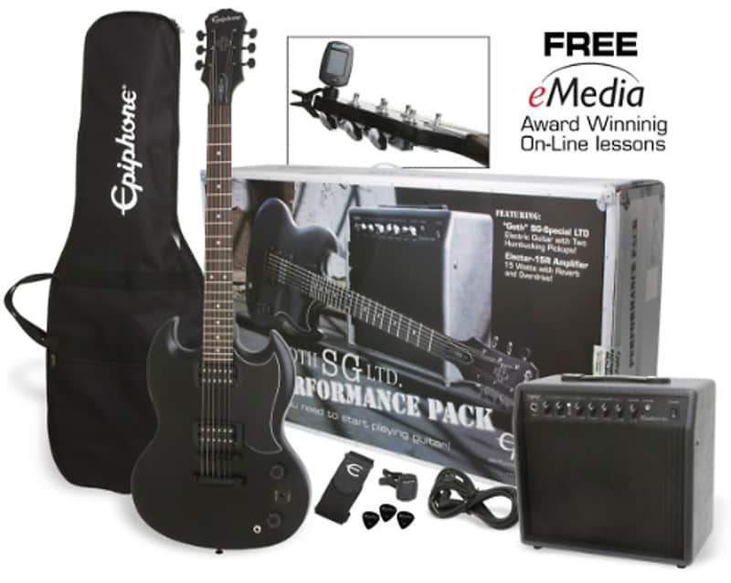 Epiphone Goth SG LE Performance Pack | Reverb