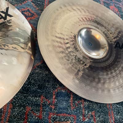 Sabian 14" AAX Medium Hi Hats Brilliant image 3