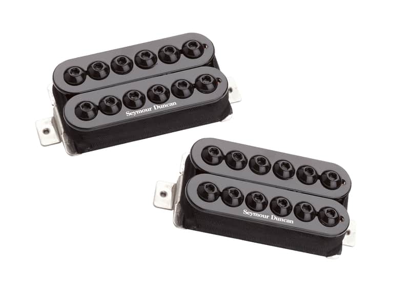 Seymour Duncan SH-6n & b Invader Humbucker Pickup Set Black image 1