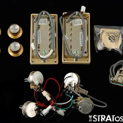 USED Epiphone Les Paul Standard 60s Alnico Probucker 2 & 3, PICKUPS POTS KNOBS image 2