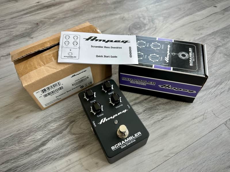Ampeg SBO Scrambler Bass Overdrive 2020s - Black image 1