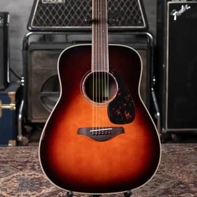Yamaha FG830 TBS Acoustic Guitar - Tobacco Sun Burst image 2