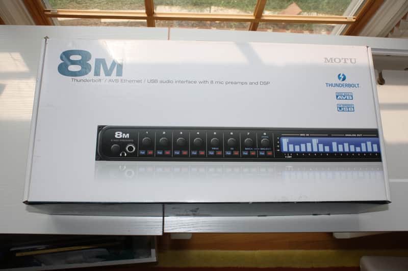 MOTU 8M 26-Channel Thunderbolt / USB 3.0 Audio Interface 2014 - Present - Black image 1