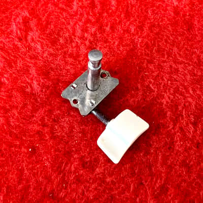 Van Ghent Gretsch Corvette bass side guitar tuner 1960 - Nickel original vintage USA image 2