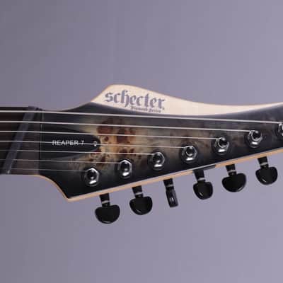 Schecter Reaper 7 Multiscale Charcoal Burst image 5