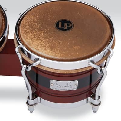 Latin Percussion LP Dandy 7 1/4 - 9" Bongo Beech DW/Black (LPL201A-JR) image 4