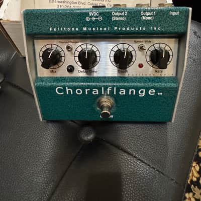 Fulltone Choralflange 2001 - 2008 - Green/Silver image 5