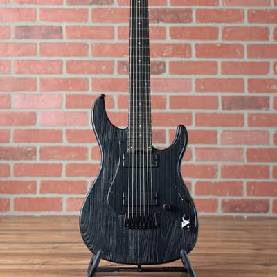 ESP LTD SN-1007HT Baritone 7-String Electric Guitar - Black Blast image 1