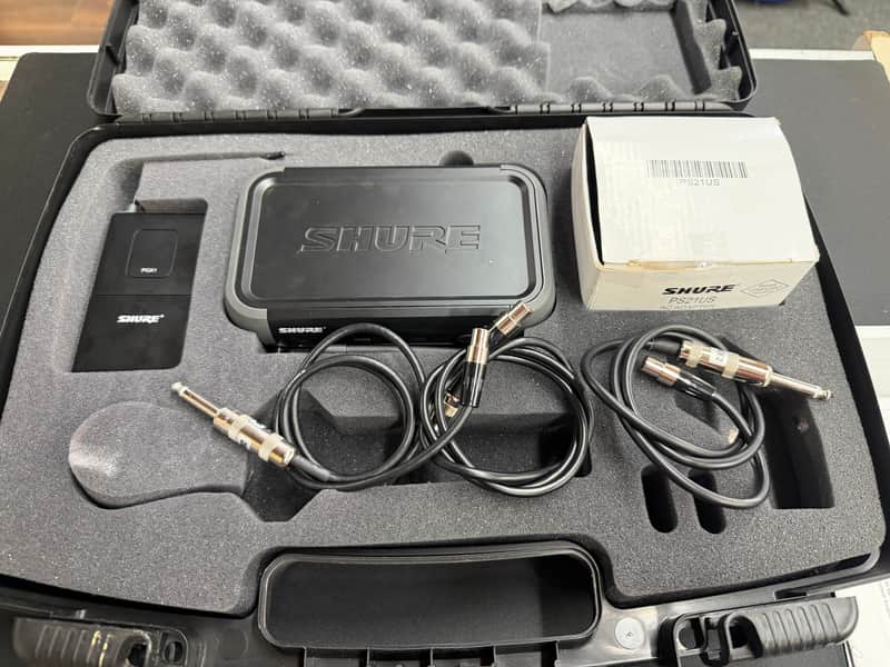 Shure Instrument Wireless System PGX1 PGX4 receiver and transmitter Guitar Bass image 1