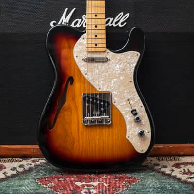 Fender Telecaster Heritage 60's Thinline 2023 - 3-Tone Sunburst image 1