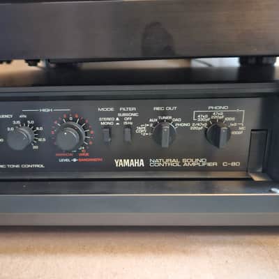 Yamaha M-80 & C-80 Class A High-End Amplifier Set image 10