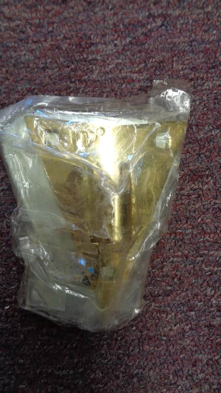 Latin Percussion LP Conga Heart Gold (New Old Stock.) image 1