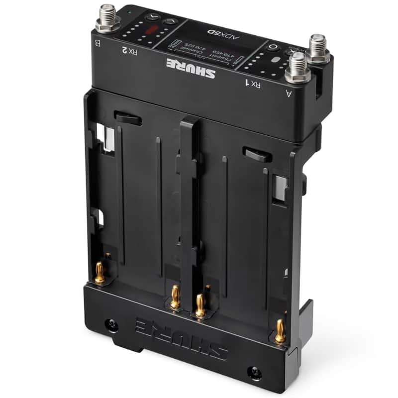 Shure ADX5BS-L L-Type Battery Sled for Axient Digital ADX5D image 1