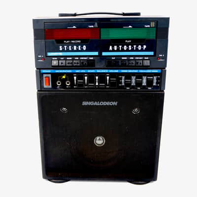 Vintage LONESTAR K-5 SINGALODEON 2 Bay Cassette Karaoke Party Machine Noise Art Tape Loop image 1