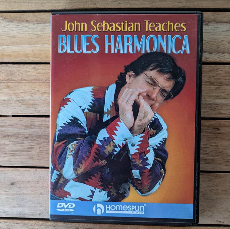 DVD: "John Sebastian Teaches Blues Harmonica", 80 min. instructional video for Beginners imagen 1