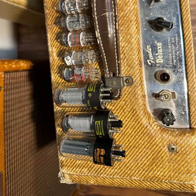 Fender Deluxe Amp with Original Cover 1x12" 1954 - 1960 - Tweed image 17