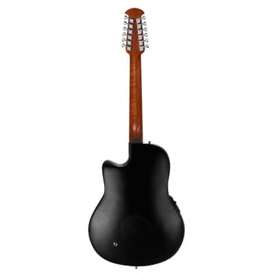 Ovation CE4412-5 Celebrity Elite 12-String Electro-Acoustic Guitar, Black image 4