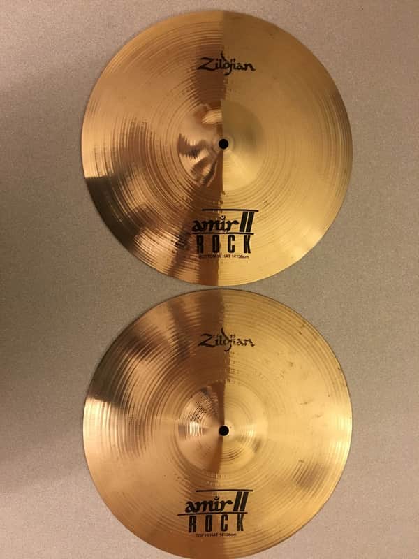 Zildjian Amir II Cymbal Pack 1990's (14'' hi-hats, 16'' crash, 20'' ride) image 1