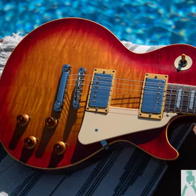 1983 Tokai Love Rock LS-100 - Heritage Cherry Sunburst -'59 Les Paul Standard Copy - Premium Vintage Japan - Pro Set Up w Perfect Frets/Action/Intonation! image 12