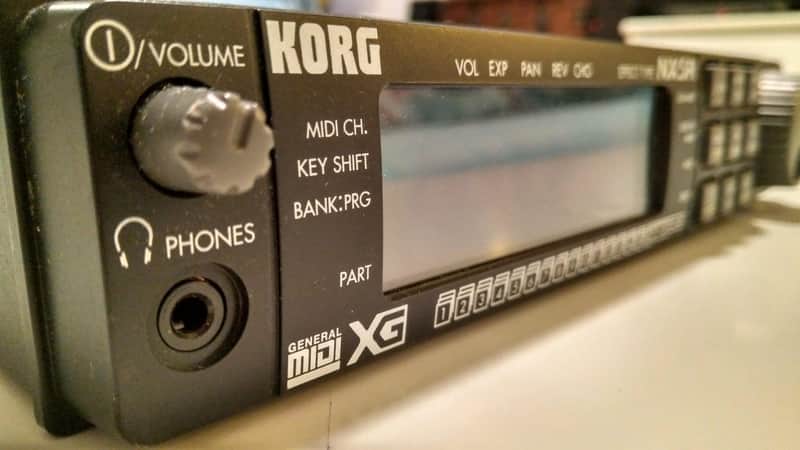 KORG NX5R 1997  (Rare Sound Module with XG Yamaha Soudbank) image 1