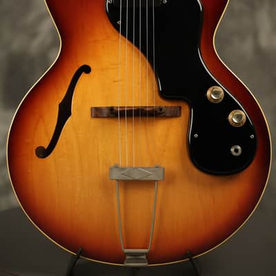 all original 1965 Gibson ES-120T Sunburst wide nut width image 1