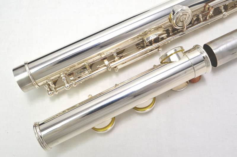 YAMAHA YFL-811 Total Silver Hand Made Flute | Reverb